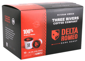 TRCC Delta Romeo Coffee Pods 12PK Front