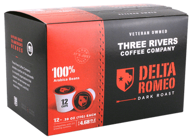 TRCC Delta Romeo Coffee Pods 12PK Front
