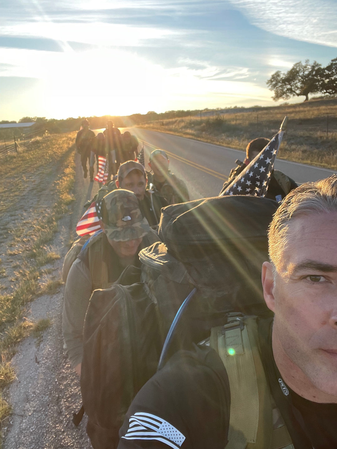 man ruck marching