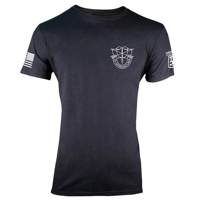 TRCC tecas edtioin t-shirt with logo printed in white in left chest area. 