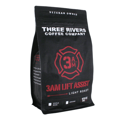 TRCC 3AM Lift Assist Light Roast Coffee 12 OZ Bag