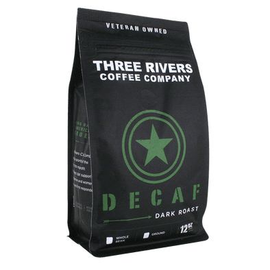 TRCC Decaf Dark Roast Coffee 12 OZ Bag