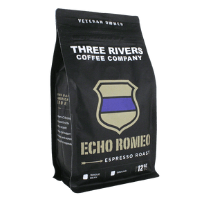 TRCC Echo Romeo Espresso Roast Coffee 12 OZ Bag