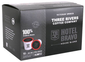 TRCC Hotel Bravo Coffee Pods 12 Pack Front
