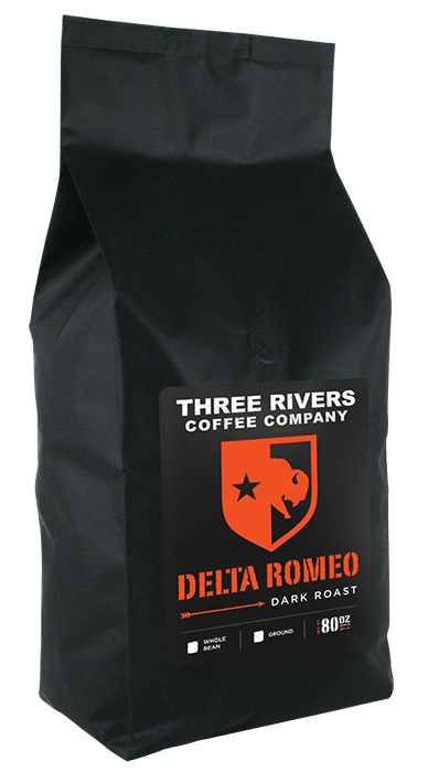 TRCC Delta Romeo Dark Roast Coffee 5 LBS Bag