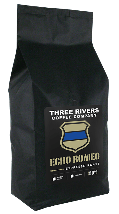 TRCC Echo Romeo Espresso Roast Coffee 5 LBS Bag