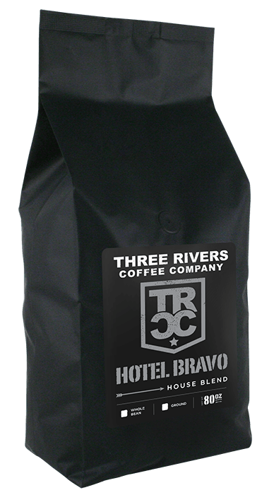 TRCC Hotel Bravo House Blend Coffee Roast 5 LBS Bag