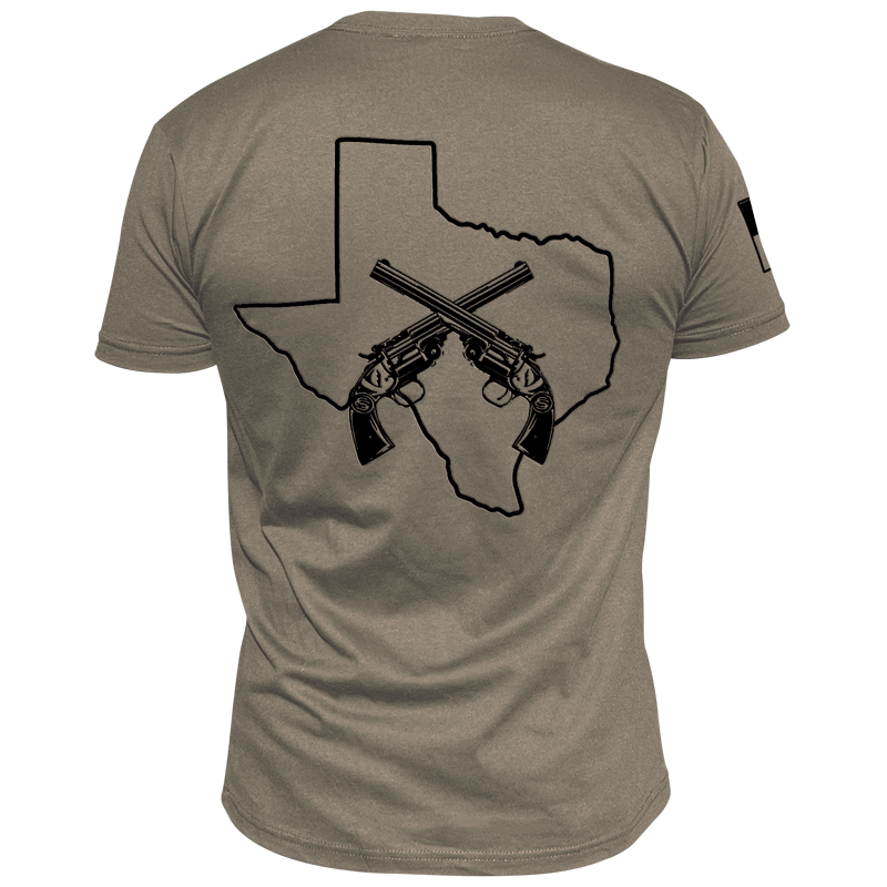 OCS Texas Strong T-Shirt Coyote Tan Back